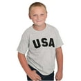 thumbnail image 4 of United States of America USA Patriot Crewneck T Shirts Boy Girl Teen Brisco Brands X, 4 of 6