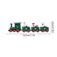 thumbnail image 3 of Juego de trenes de Navidad Hermoso adorno navideño Juguete Regalo para niños Decoración del hogar (Verde), 3 of 3