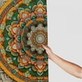 thumbnail image 3 of Orinice Mandala Bathroom Decor Set with Hooks - Colorful Luxurious Graphic Print Polyester Fabric Chic Modern Shower Curtain 36x72, 3 of 7