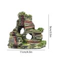 thumbnail image 4 of Mountain View Decor,Aquarium Mountain View Stone Ornament,Aquarium Ornament Tree Rock Cave Landscape Fish Tank Decoration, Rockery Landscape Rock, Hiding Cave Tree Aquarium Ornament,Fish Tank, 4 of 8
