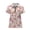 Cartoon Dinosaur Patterns, variant on FUIALDOLG US Flag with Butterflies & Daisies Print Soft Workout Tops for Golf Tennis Travel, Moisture Wicking Short Sleeve Golf Shirts for Women Casual Sports Polyester Women Short Sleeve Golf Shirts