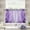 Graceful Purple, variant on 2 Pieces Tier Curtain for Kitchen and Bathroom- 27x24inch Lime Slices Design- 40-60% Window Curtain Shading