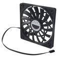 thumbnail image 3 of Mute 120Mm 12Cm PWM Ventilador de RefrigeracióN Delgado 12Mm, 120X120X12Mm DC 12V 0.25A 1400RPM Ordenador PC Carcasa Chasis Enfriador Silencioso, 3 of 11