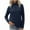 B-Navy, variant on Gpaecead Women's Polar Fleece Jacket Casual With Pocket Long Sleeve Zip Front Coat For Everyday Wear Navy