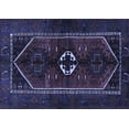 thumbnail image 1 of Ahgly Company Indoor Rectangle Persian Blue Traditional Area Rugs, 7' x 10', 1 of 4