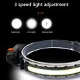 thumbnail image 4 of Linterna Frontal Curvada Recargable Por Usb, Linterna Led Resistente Al Agua Para Correr De Noche, Acampar Y Caminar Sweethay HA038450-00, 4 of 6