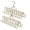 White, variant on 2-Pack Multi Hook Hanger, Space Saving Rotating Scarf & Belt Rack 2-Pack space saving rotating hanger with 20 hooks for scarves, belts & clothes.