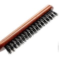 thumbnail image 5 of Cepillo de madera con cerdas suaves para un masaje delicado del cuero cabelludo y para peinar el cabello., 5 of 5