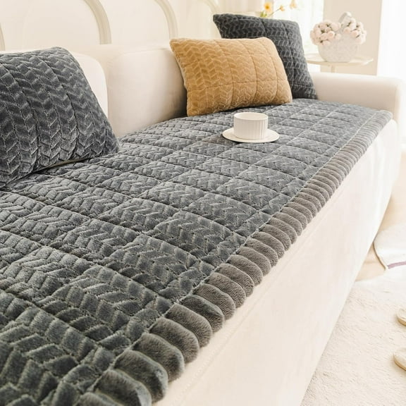 Couch Covers for Dogs Washable Pet Sofa Protector Dog Cover Non Slip Couches and Sofas Pets Mats (Dark Grey, 27.6" x 70.9")