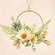 thumbnail image 5 of ¡Ahorra con los Mejores Precios!, Anillo de hierro forjado con forma de girasol para colgar en la pared, simulación de guirnalda de flores decorativa Akmoler, 5 of 9