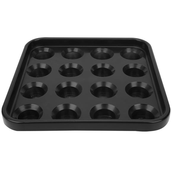 Domqga Snooker Ball Tray,Billiard Ball Tray,16 Holes Pool Snooker Billiard Ball Storage Holder Tray Billiards Supplies Accessories