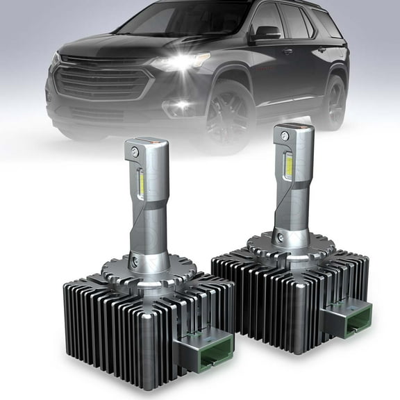 FZPJJNB For Chevy Traverse 2019-2021 - D3S D3R LED Headlight Bulbs High/Low Beam HID Xenon 6500K White
