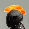 thumbnail image 4 of Pelucas de Casco, Peluca de Pelo Punk, Peluca de Pelo para Fiesta de Carnaval, Peluca de Motocicleta, Parches para El Pelo para Casco para Hombres Y M Naranja, 4 of 8