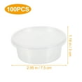 thumbnail image 3 of Miangastore 100 Sets Disposable Plastic Storage Box Vegetable Packing Box Storage Container, 3 of 8