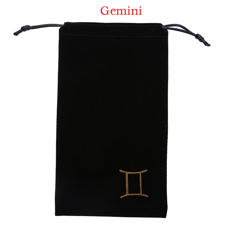 1pc Special Black Velvet Tarot Card Set Storage Bag Constellation Pattern Bag Al 