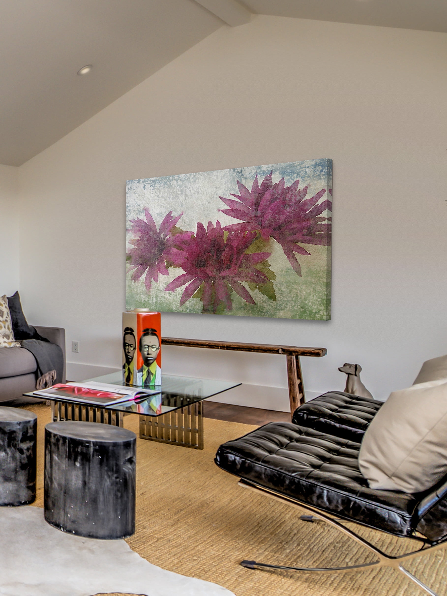 "Watercolor Garden 3" Painting Print on Wrapped Canvas