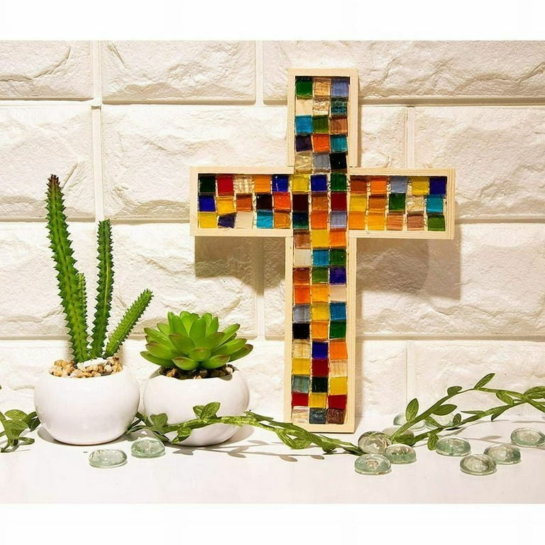 Csdtylh 1000 Pcs Mosaic tiles, Glass Mosaic Tiles for Crafts Bulk, Stained Mosaic Glass Pieces, Mosaic Supplies for Home Decorat
