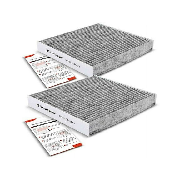 Cabin Air Filter Set 2 - Compatible with 2015 - 2020 Acura TLX 2016 2017 2018 2019