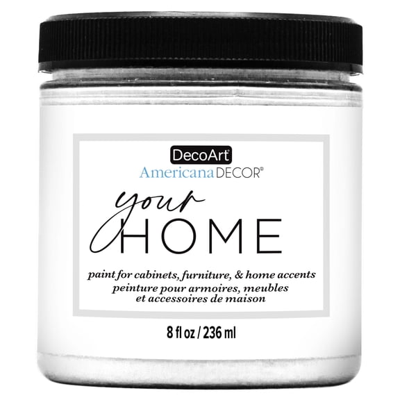 DecoArt Americana Decor Your Home Paint, 8 fl oz, Modern Satin Acrylic Paint for Cabinets, Furniture & Décor