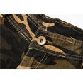 thumbnail image 5 of Men's 100% Cotton Camo Cargo Shorts, Multi Pockets Relaxed Fit Tactical Casual Shorts Without Belt, 5 of 8