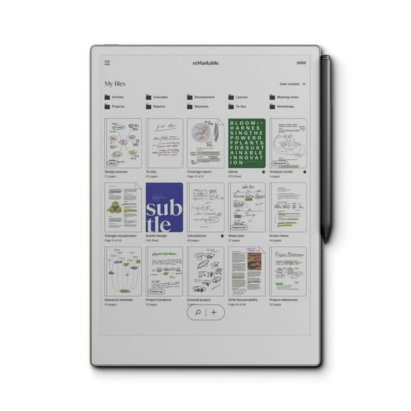 Papel remarcable Pro | La tableta de papel definitiva con pantalla a color de 11,8'' y luz de lectura, incluye marcador y bolígrafo