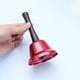 thumbnail image 2 of 1 campana de mano de metal, juguete portátil y duradero, campana de percusión manual, instrumento musical de juguete rojo., 2 of 7
