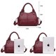 thumbnail image 4 of Venta caliente de bolsos de hombro tipo bandolera de piel de oveja con retazos de moda, bolsos de cuero para mujer, bolsos de mano de cuero para mujer, 4 of 5