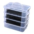 thumbnail image 3 of lingqin Mealworm Breeding Box Easy to Clean Breadworm Breeding Box Feeding Container 4 Layer, 3 of 9