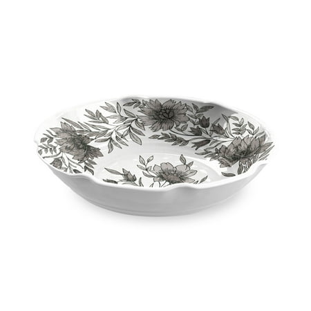 Melamine 6 pack Farmhouse Botanical Pasta Bowl, 9"/ 39 oz.