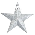 thumbnail image 6 of VHC Brands Patriotic Faceted Metal Star Galvanized Wall Hanging 8x8, Independence Day Decor, American Star Design, Distressed Appearance Metal Wall Hanging, Star Shape, Country, Metal Grey, 6 of 6