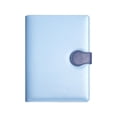 thumbnail image 3 of A5 PU Leather Notebook Journal, 200 Pages Lined Diary with Buckle, 80GSM Thick Paper Hardcover Notebook for Work School (Blue,1Pc), 3 of 5