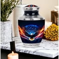thumbnail image 7 of MUKTIVE Eagle Urn for Human Ashes Adult Female - Military Urns for Human Ashes Adult Mom - Black Funeral Urns for Cremation - 10 Inch Large Urn for Men, 7 of 7
