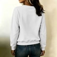 thumbnail image 6 of Horkkom Sweatshirts for Women V Neck Cropped Pullover Long Sleeve Sweatshirts Trendy Casual Comfy Tops XXXL, 6 of 6