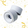 thumbnail image 1 of MOKKHNB Spotlight Downlight Lighting Indoor Spot Light White PVC Indoor Decorative Lighting for Business Owners 1Pcs, 1 of 8