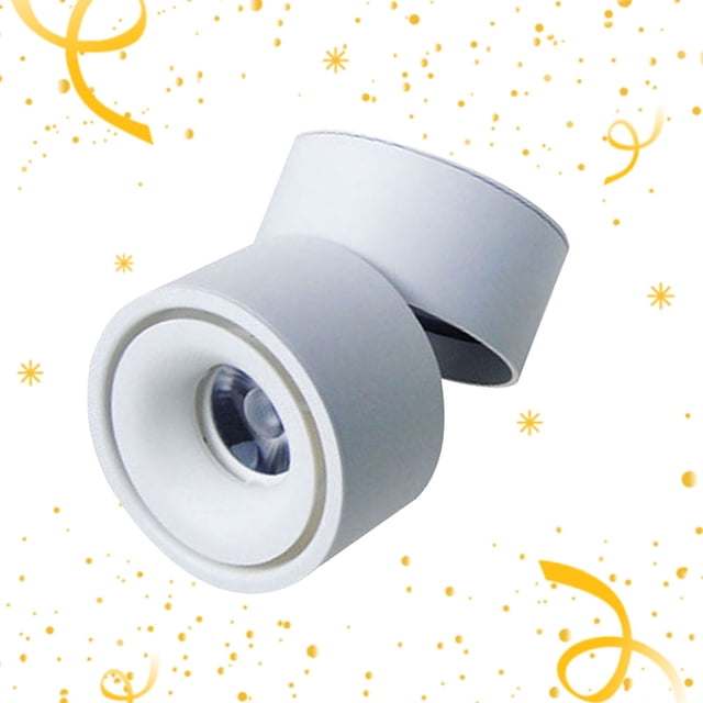 MOKKHNB Spotlight Downlight Lighting Indoor Spot Light White PVC Indoor Decorative Lighting for Business Owners 1Pcs