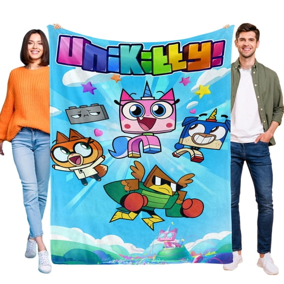 UniKitty Blanket Soft Flannel Bed Sofa Couch Throw Birthday Gift