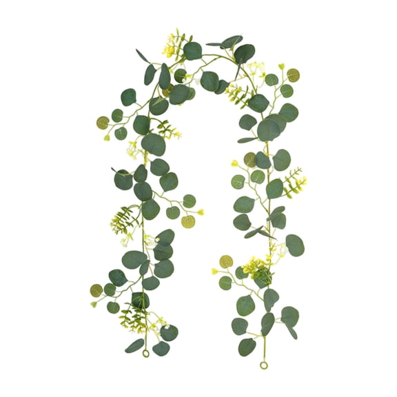 Lifelike Vine Faux Greenery Leaves For Home Wedding Party Wall Indoor Outdoor Hanging Arrangements(Kind A-180cm)
