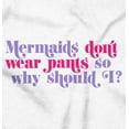 thumbnail image 2 of Mermaids Don't Wear Pants Funny Beach Womens Plus Size Graphic Zipper Hoodie Brisco Brands 2X, 2 of 5