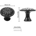 thumbnail image 2 of 16pcs Black Door Knob Kitchen Cabinet Handles Drawer Knobs Vintage, 2 of 5