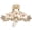 Jasmine, variant on Jasmine Flower Hair Claw Clip, High Ponytail Shark Clip, 2.76inch