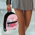 thumbnail image 6 of Eheartsgir Axolotl Heart Print Adjustable Strap Small Backpack, Water-Resistant Lightweight Daypack with Front Pocket for Work Walking, 6 of 8