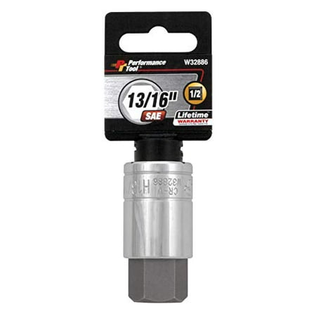

Performance Tool W32886 1/2 Drive Hex Bit Socket 13/16