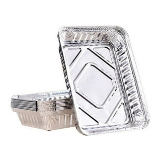 WorldBazaar Thanksgiving Aluminum Food Containers with Lids 24PCS  Thanksgiving Leftover Containers with Lids 2 Size Disposable Turkey  Aluminum