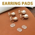 thumbnail image 5 of Eease 40pcs Soft Earring Backs for Clip-On Earrings Clear Earring Pads Earring Cushions Comfortable Earring Pads Ear Clip Accessories, 5 of 10