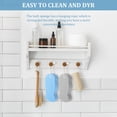 thumbnail image 4 of Esponja de baño exfoliante para ducha, limpia la piel de la suciedad y el exceso de aceite, eliminador de piel muerta para el cuerpo, 2 uds., 4 of 5