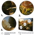 thumbnail image 3 of Designart "Yellow Hydrangea landscape" Floral Floater Framed Canvas Print, 3 of 7