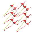thumbnail image 3 of MLINS Assorted Color Paper Straws for Home Made of Premium Material Perfect for Daily Drinks and Parties 40pcs, 3 of 8