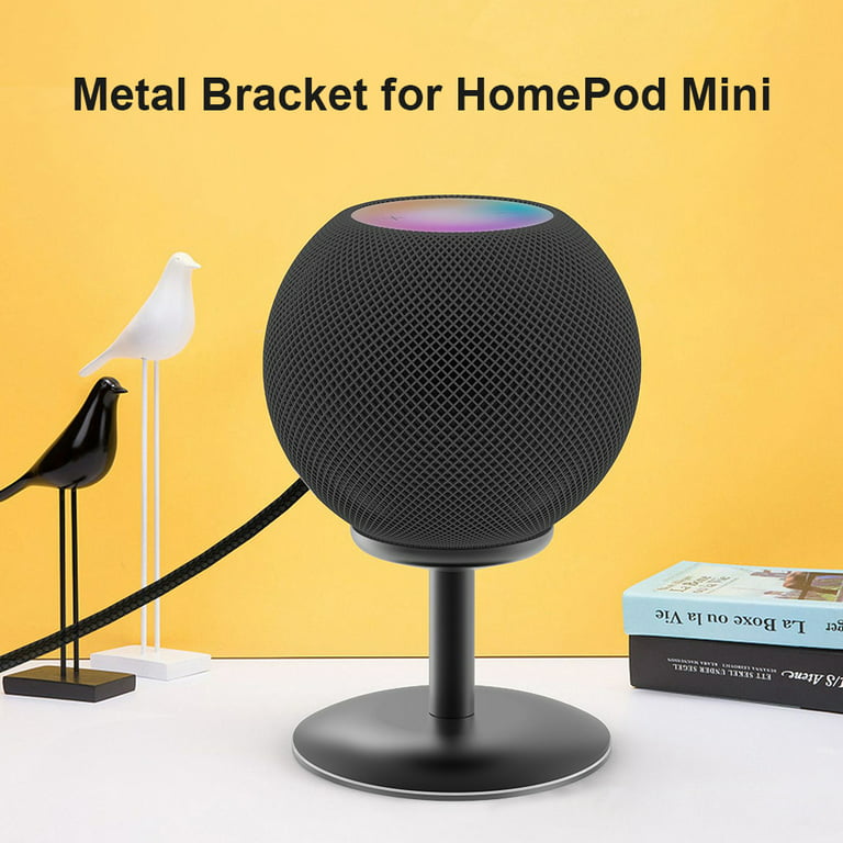  Wall Mount for HomePod Mini, Mini Speaker Wall-Mounted Sturdy  Metal Mount (Black) : Electronics
