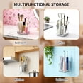 thumbnail image 6 of Januofit Toothbrush Holders for Bathrooms, 3 Slots Detachable Electric Toothbrush Holder Wall Mounted with Divider, Removable Tooth Brush and Toothpaste Holder Organizer for Bathroom/Kitchen/Office, 6 of 9
