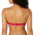 thumbnail image 6 of Panache RED/WHITE Britt Stripe Bandeau Bikini Swim Top, US 30H, UK 30FF, 6 of 7